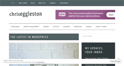 Desktop Screenshot of chriseggleston.com