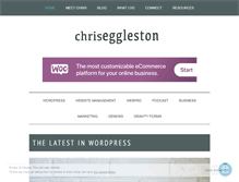 Tablet Screenshot of chriseggleston.com
